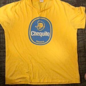 Vintage Yellow Chequito‎ Havana T-Shirt sarcasm